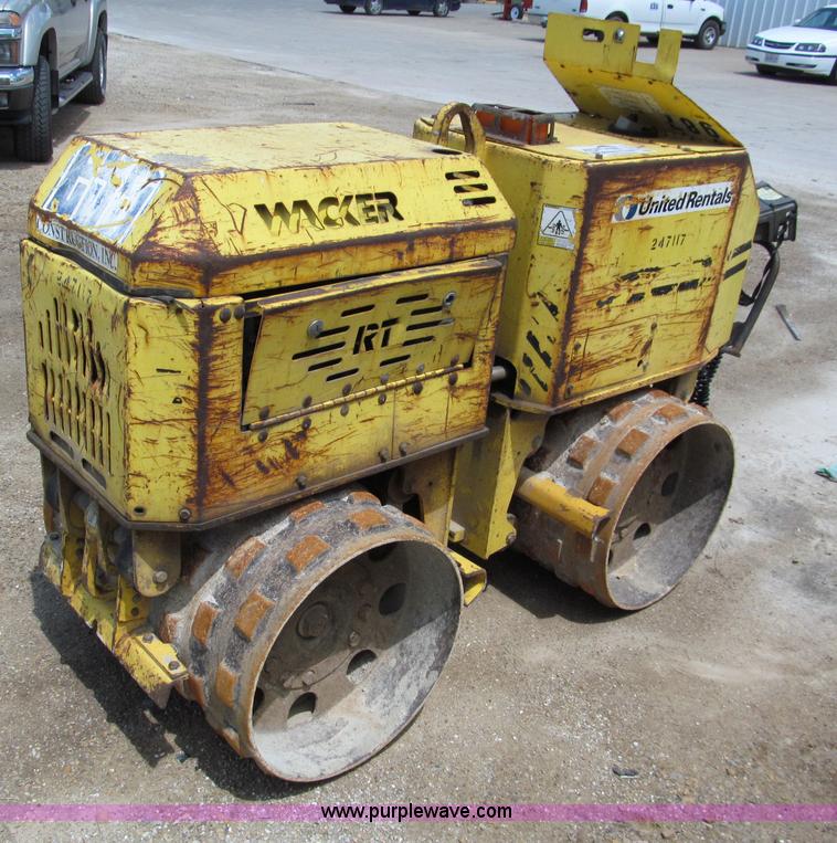 image for item C2251 Wacker RT walk behind articulating sheeps foot roller