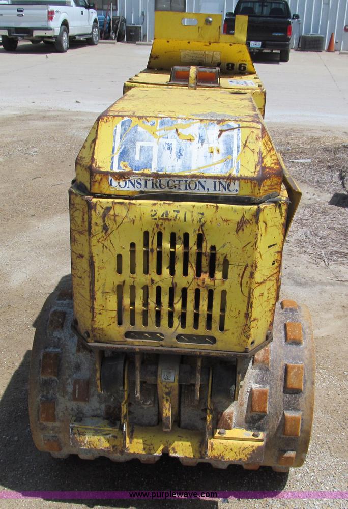 image for item C2251 Wacker RT walk behind articulating sheeps foot roller