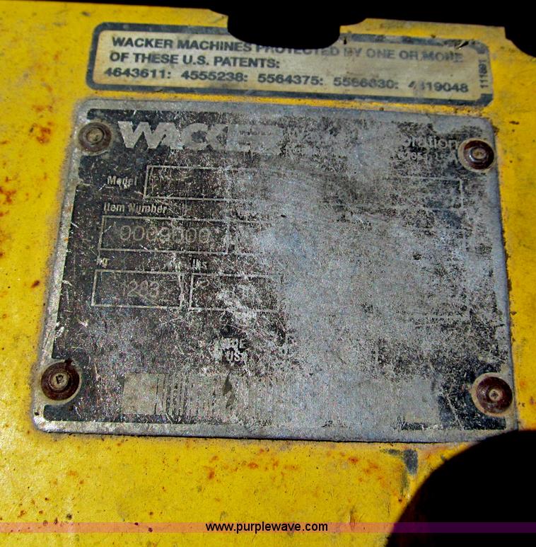 image for item C2251 Wacker RT walk behind articulating sheeps foot roller