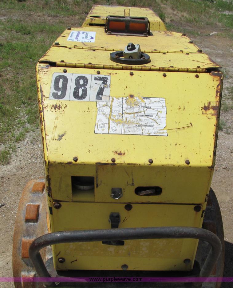 image for item C2251 Wacker RT walk behind articulating sheeps foot roller