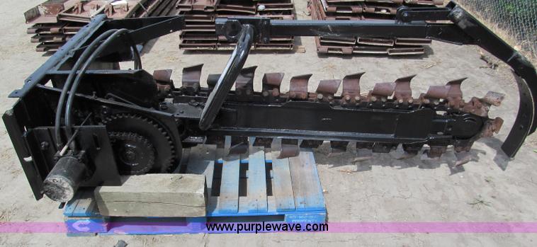 image for item C2304 Shop built skid steer trencher attachment