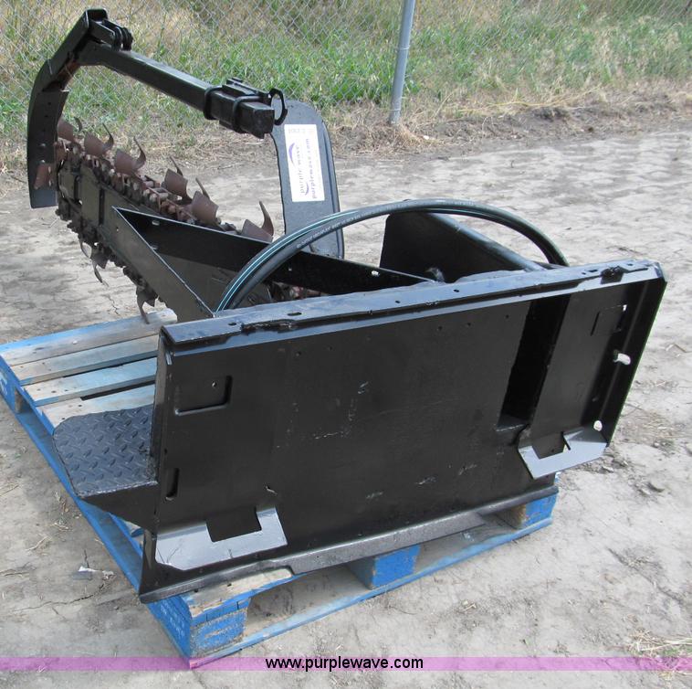 image for item C2304 Shop built skid steer trencher attachment