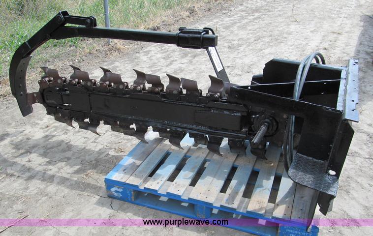 image for item C2304 Shop built skid steer trencher attachment