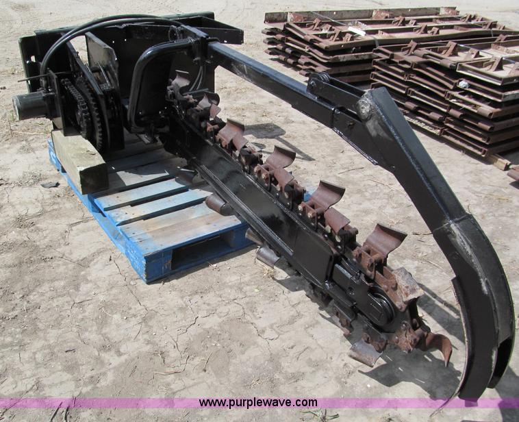 image for item C2304 Shop built skid steer trencher attachment