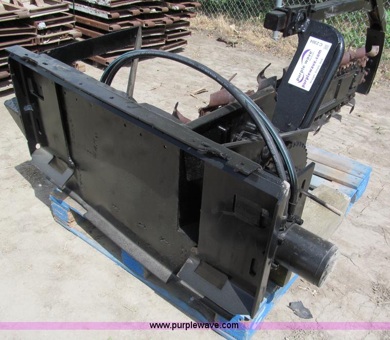 image for item C2304 Shop built skid steer trencher attachment