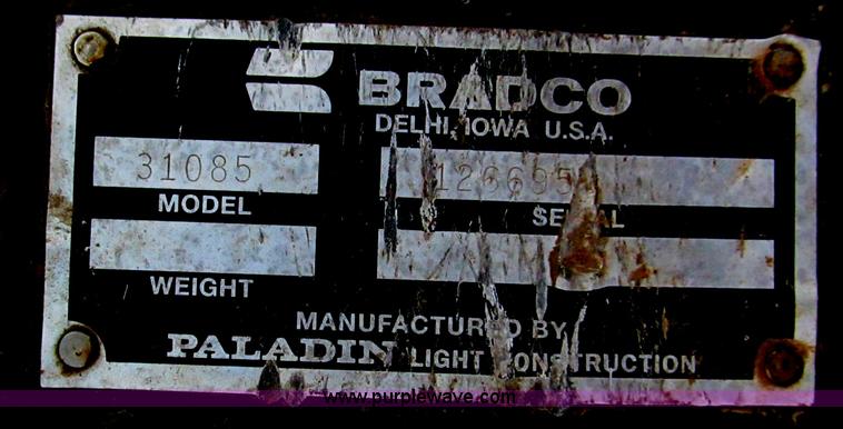 image for item C2315 Bradco 84" 6-way skid steer dozer blade