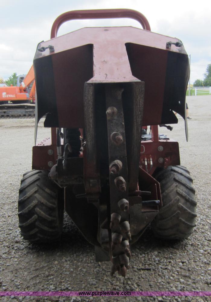 image for item D2015 Ditch Witch 4500 trencher with rock saw and backhoe attachments
