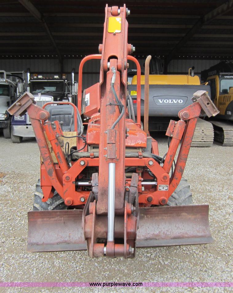image for item D2015 Ditch Witch 4500 trencher with rock saw and backhoe attachments