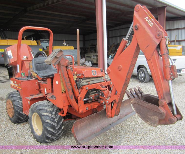 image for item D2015 Ditch Witch 4500 trencher with rock saw and backhoe attachments