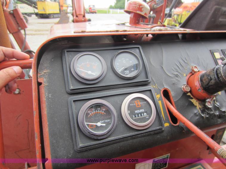 image for item D2015 Ditch Witch 4500 trencher with rock saw and backhoe attachments