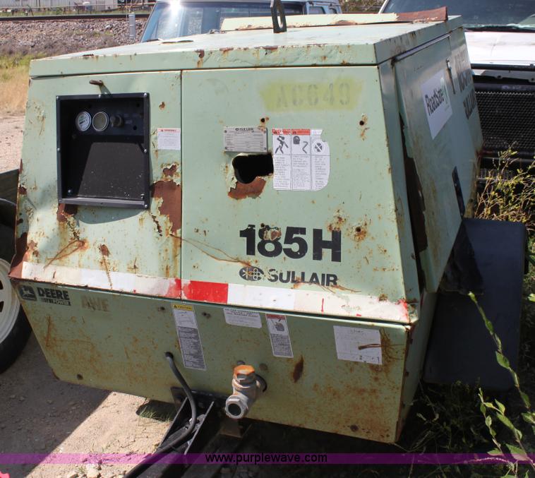 image for item D5184 1999 Sullair 185H air compressor