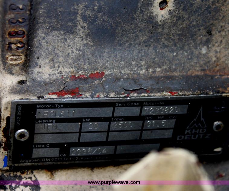 image for item D7833 Ingersoll Rand 100 portable air compressor