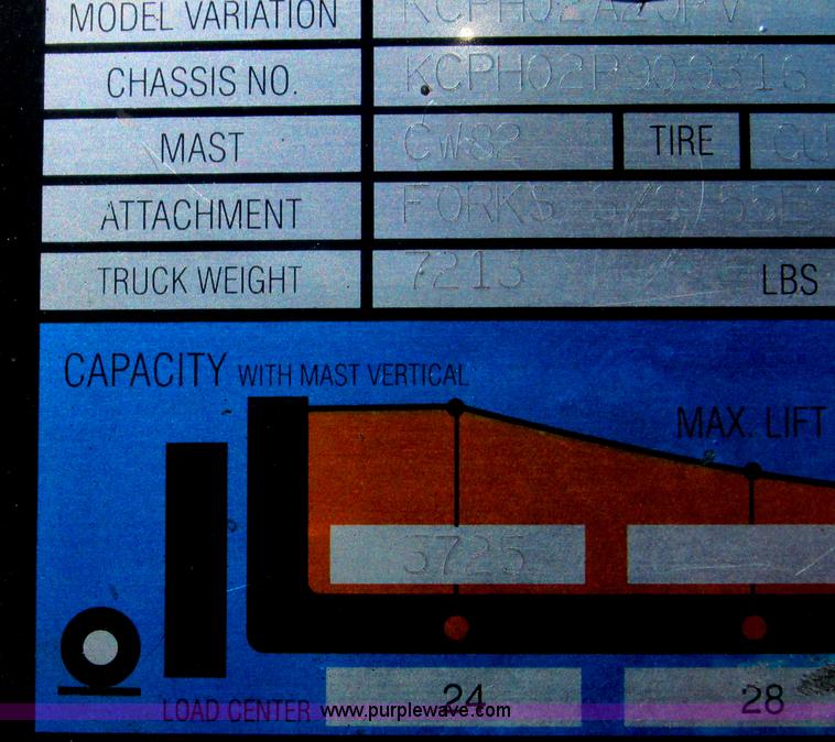 image for item F3001 1997 Nissan Enduro 40 forklift