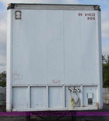image for item B1347 1986 Monon 45' storage semi trailer