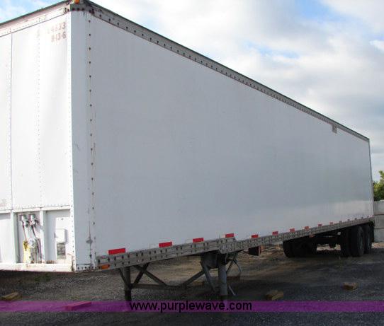 image for item B1347 1986 Monon 45' storage semi trailer