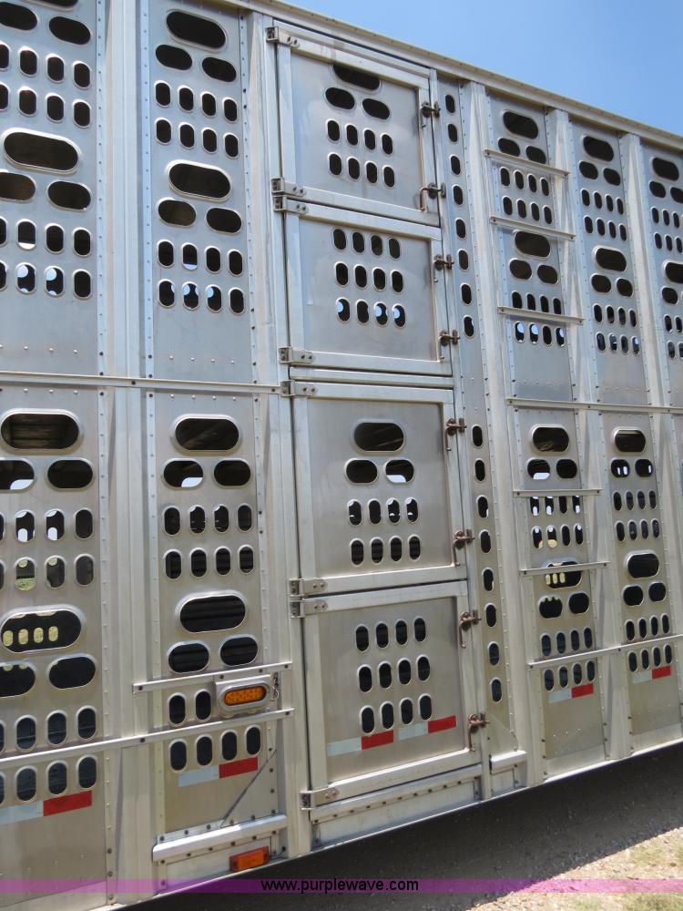 image for item B2412 2001 Barrett 50' livestock trailer