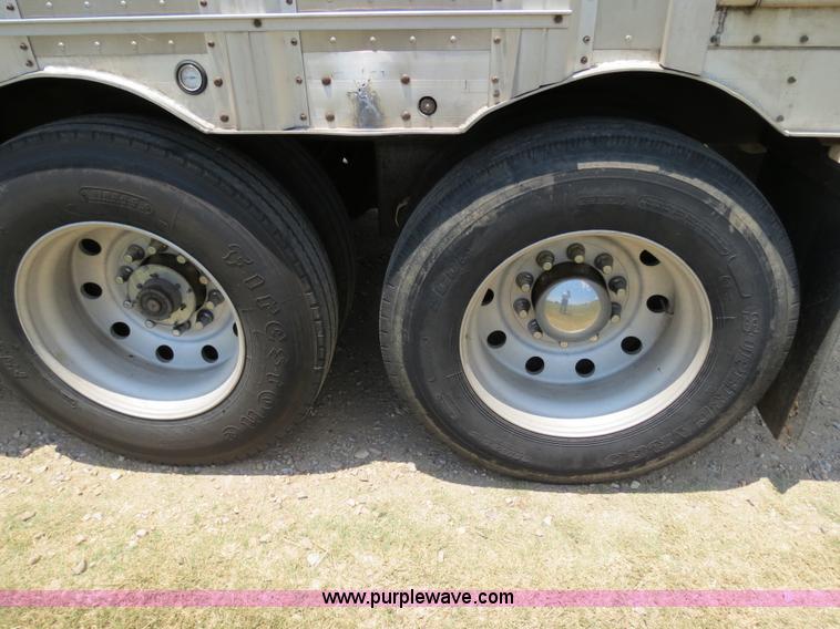 image for item B2412 2001 Barrett 50' livestock trailer