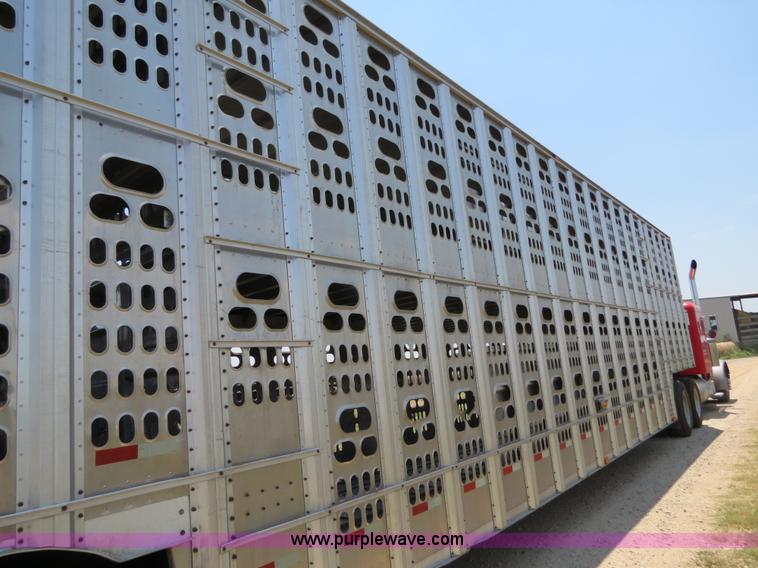 image for item B2412 2001 Barrett 50' livestock trailer