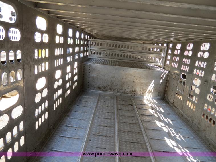 image for item B2412 2001 Barrett 50' livestock trailer