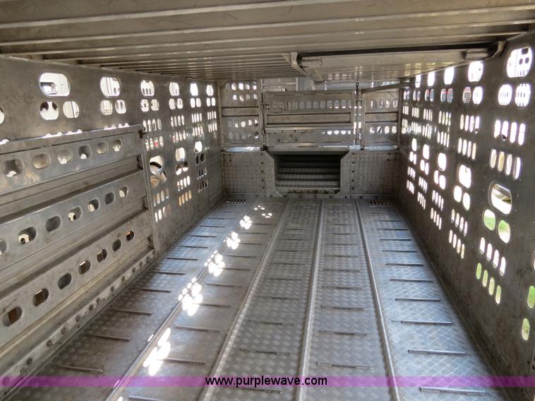 image for item B2412 2001 Barrett 50' livestock trailer