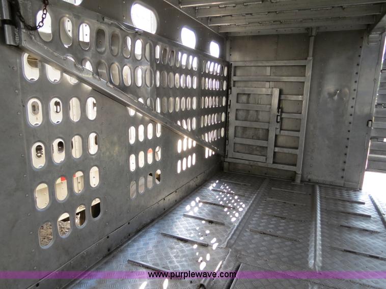 image for item B2412 2001 Barrett 50' livestock trailer