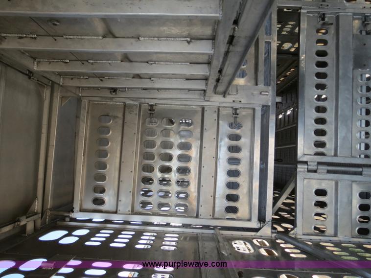 image for item B2412 2001 Barrett 50' livestock trailer