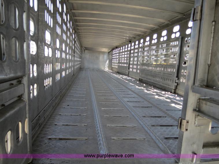 image for item B2412 2001 Barrett 50' livestock trailer