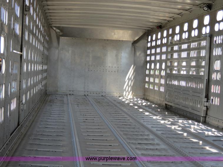 image for item B2412 2001 Barrett 50' livestock trailer