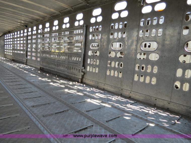 image for item B2412 2001 Barrett 50' livestock trailer