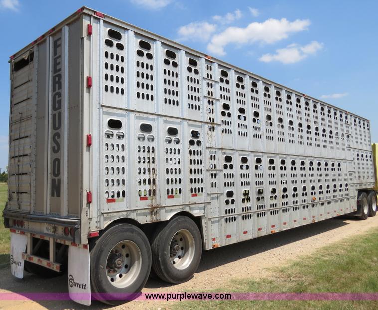 image for item B2418 1999 Barrett 48' livestock trailer