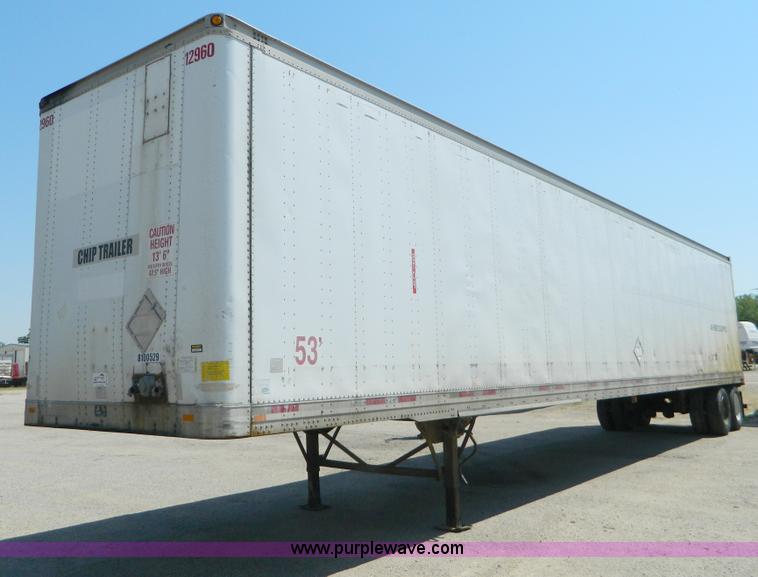 image for item B3782 1998 Trail Mobile van trailer