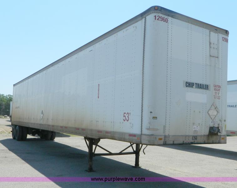 image for item B3782 1998 Trail Mobile van trailer