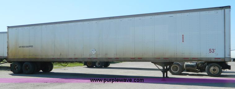 image for item B3782 1998 Trail Mobile van trailer