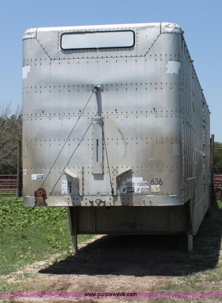 image for item D5179 1993 Wilson 48' cattle pot trailer