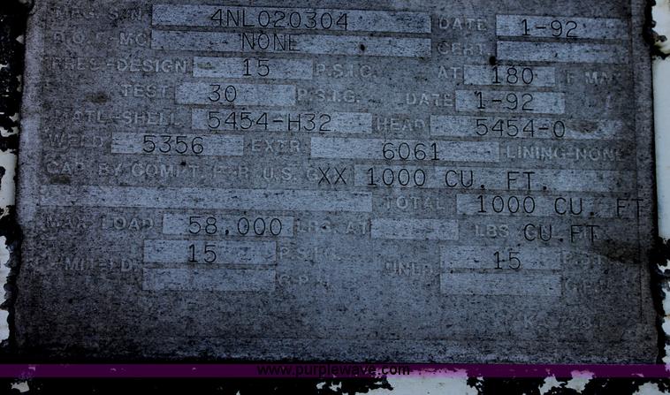 image for item D5206 1992 Fruehauf dry bulk trailer