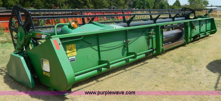 image for item B3801 1998 John Deere 930 30' flex head
