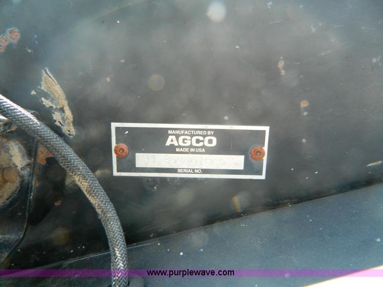 image for item B3803 1997 AGCO 700 30' header