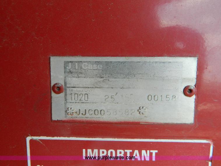 image for item B3809 1988 Case IH 1020 25' header