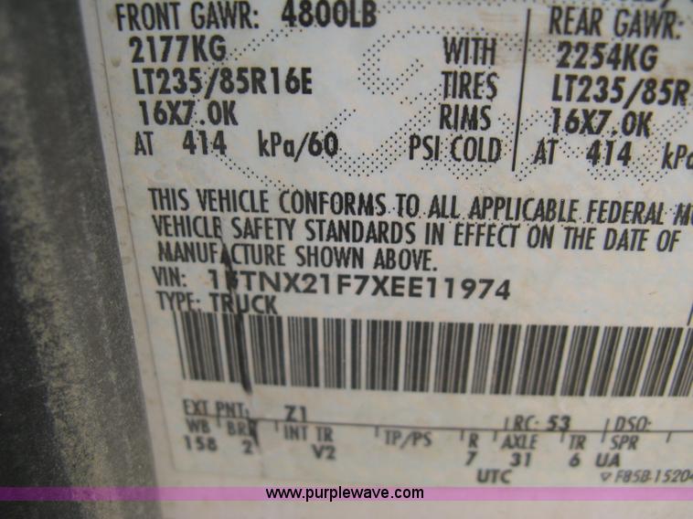 image for item A6451 1999 Ford F250 Super Duty extended cab pickup truck