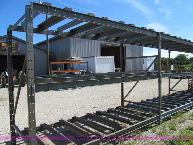 image for item A8342 Heavy duty pallet racking