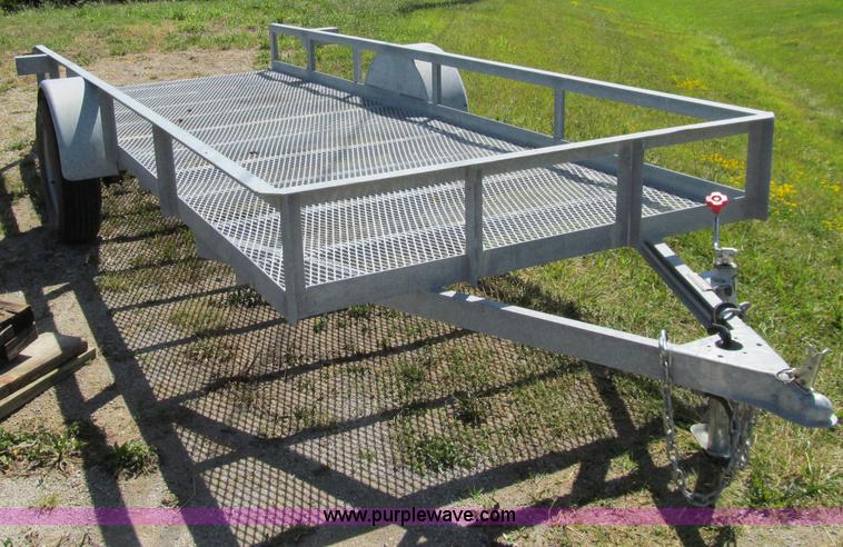 image for item A8345 Shop built equipment trailer