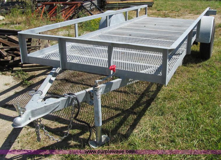 image for item A8345 Shop built equipment trailer