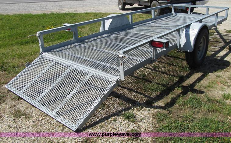 image for item A8345 Shop built equipment trailer
