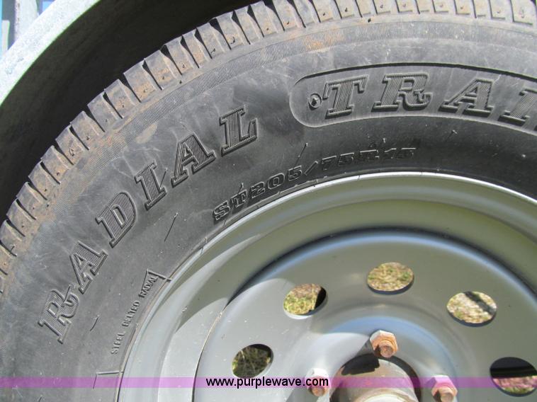 image for item A8345 Shop built equipment trailer