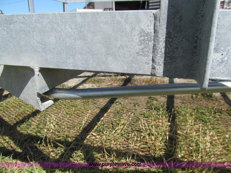 image for item A8345 Shop built equipment trailer