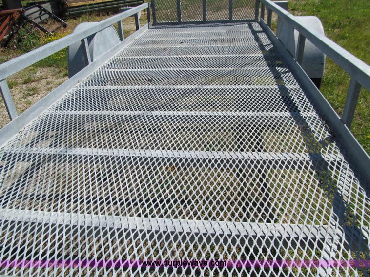 image for item A8345 Shop built equipment trailer