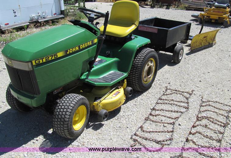 image for item A8357 John Deere GT275 lawn mower