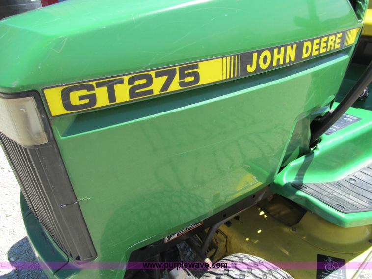 image for item A8357 John Deere GT275 lawn mower