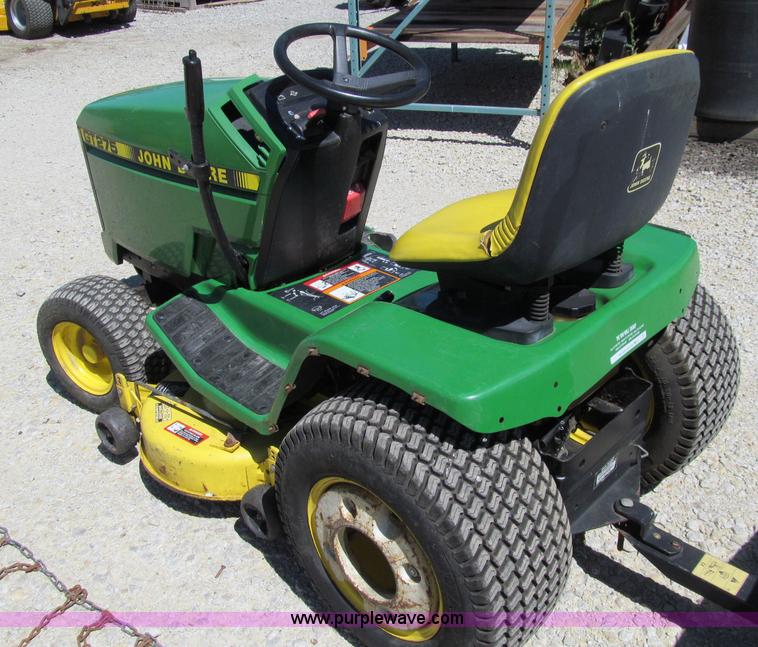 image for item A8357 John Deere GT275 lawn mower