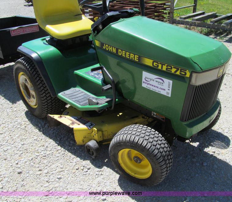 image for item A8357 John Deere GT275 lawn mower